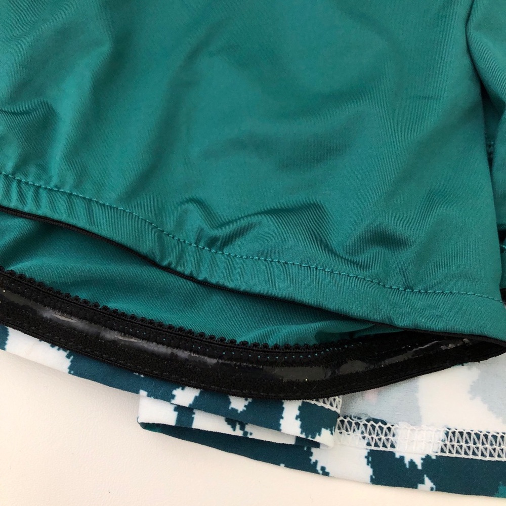 The Bubble Lifestyle Bay Breeze Teal Spots Lawley Golf Tennis Ruffle Skirt Skort - Picture 6 of 6
